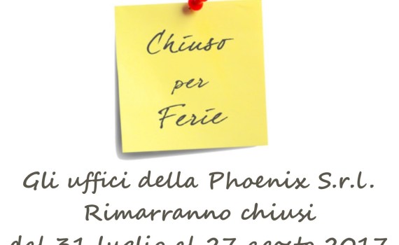 chiusi x ferie